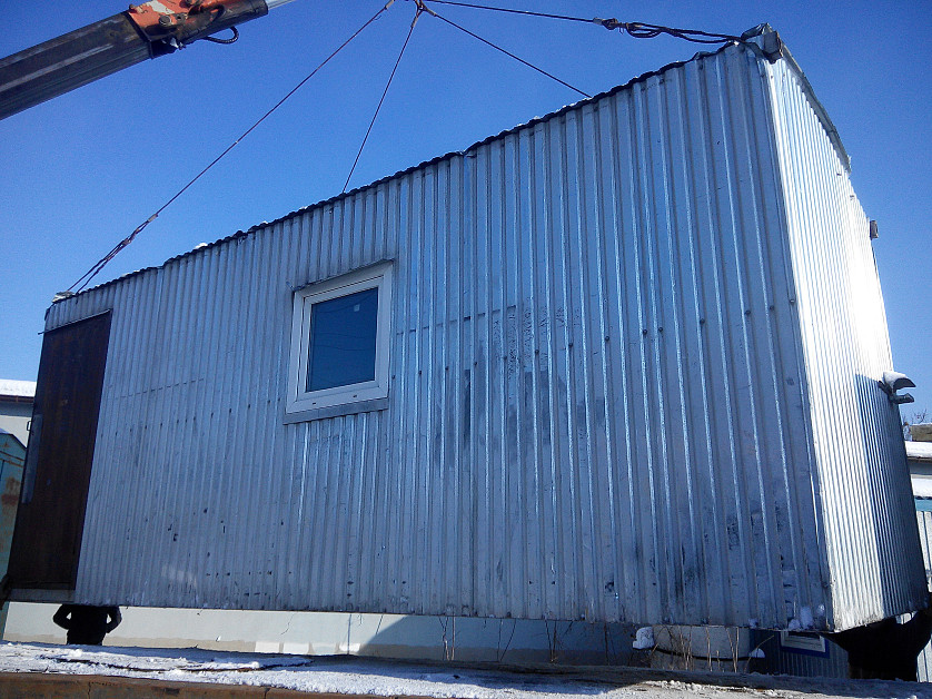 Бытовка строительная 6 на 2.4 утепленная изображение 3